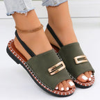 Gianna – Ortopediska Sandaler Med Kilklack