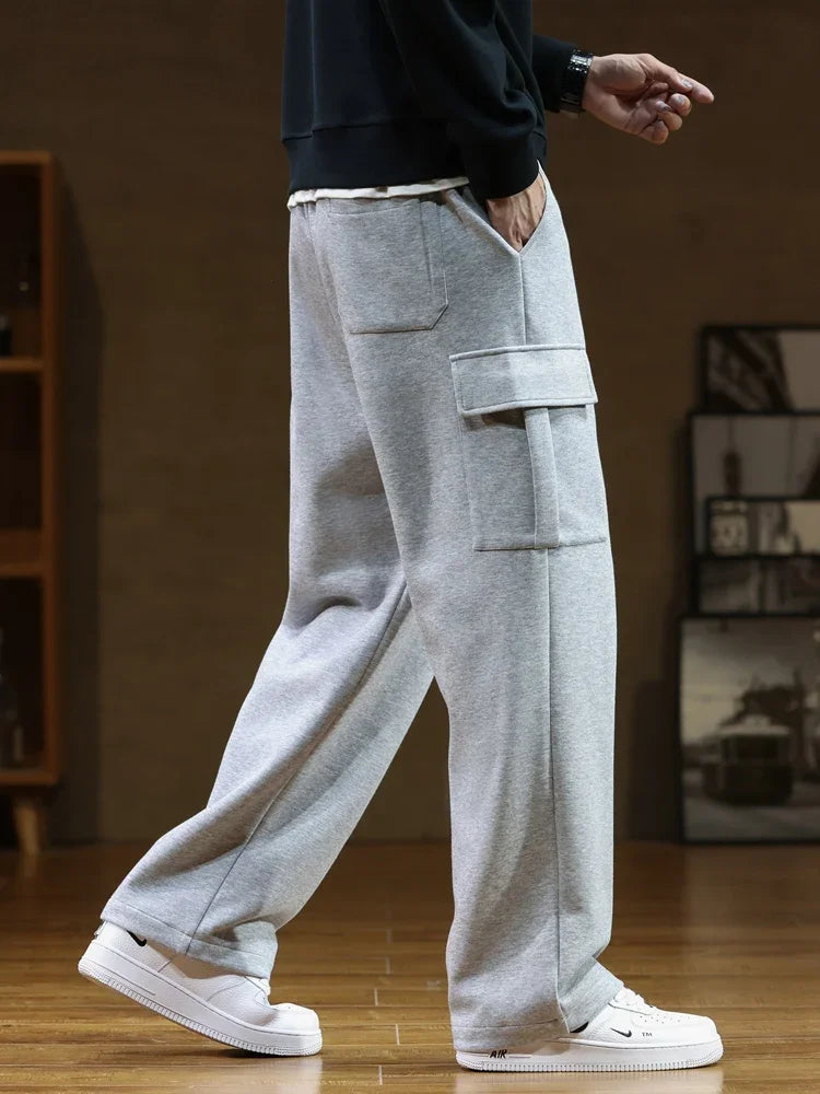 Fodrade cargobyxor i fleece