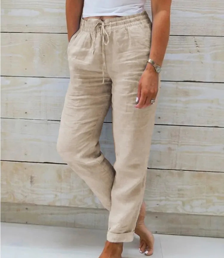 Clara | Luftiga linneshorts
