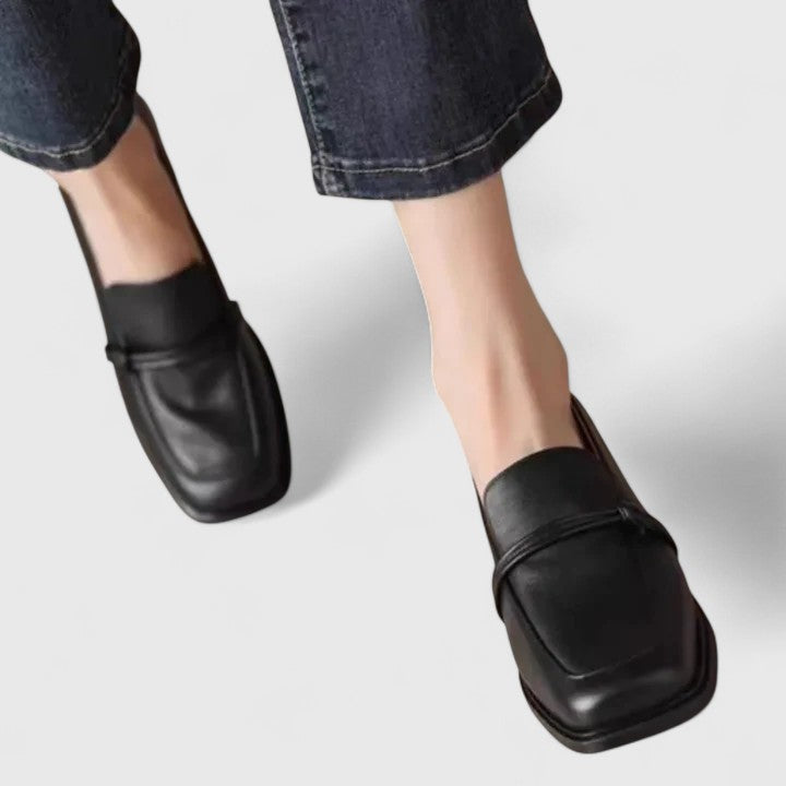 Michèle | Loafers med fyrkantig tå