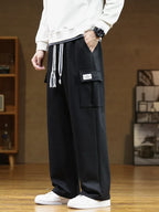 Fodrade cargobyxor i fleece