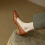 Manon | Stilrena pumps med blockklack