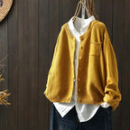 Margot | Ribbstickad cardigan med rund hals