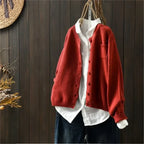 Margot | Ribbstickad cardigan med rund hals