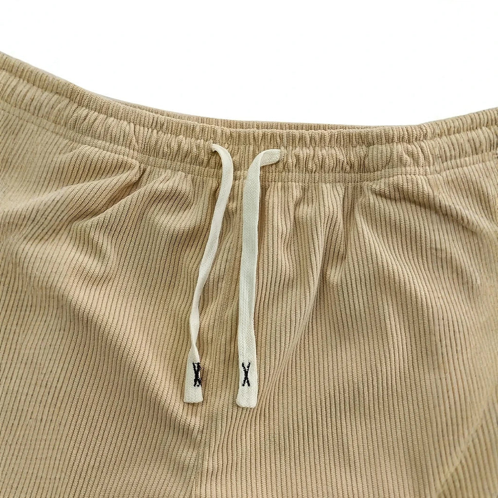 Mjuka manchesterbyxor med stretch