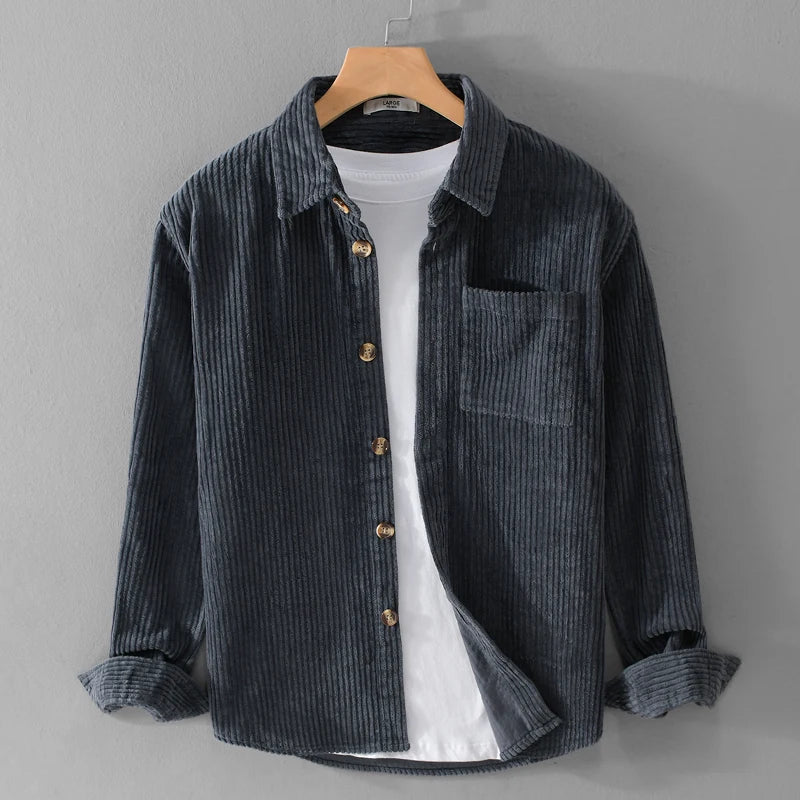 Manchesterskjorta för herr | Avslappnad passform