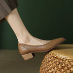 Catherine | Mjuka pumps med mellanhög klack