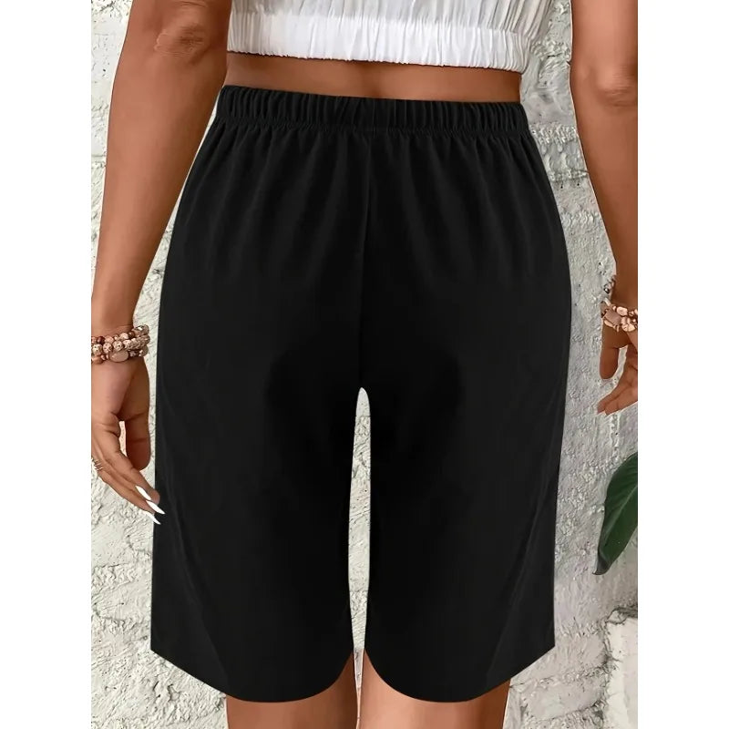 Lina | Lediga shorts med resårmidja