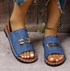 Gianna – Ortopediska Sandaler Med Kilklack