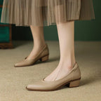 Catherine | Mjuka pumps med mellanhög klack