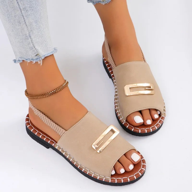 Gianna – Ortopediska Sandaler Med Kilklack