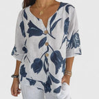 Isabel – Elegant blommig blus