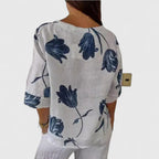 Isabel – Elegant blommig blus