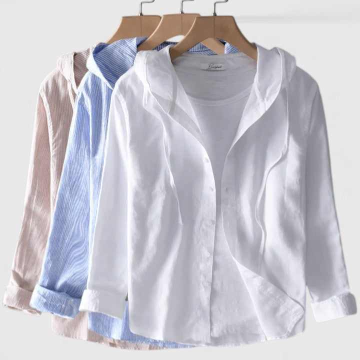Demi – Elegant med huva blus