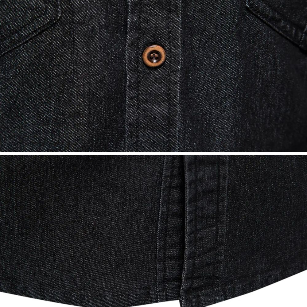 Denimskjorta för herr