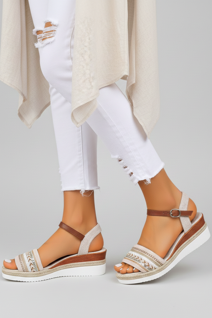 Nicole – Kvinno Elegant Rem Sandaler för Kvällen