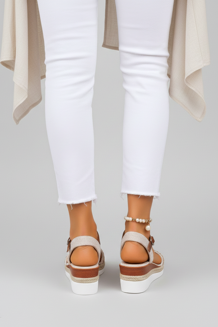 Nicole – Kvinno Elegant Rem Sandaler för Kvällen