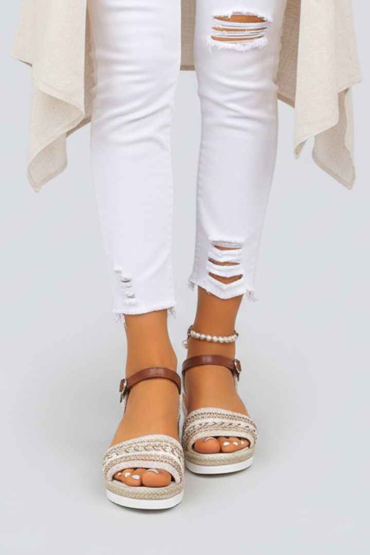 Nicole – Kvinno Elegant Rem Sandaler för Kvällen