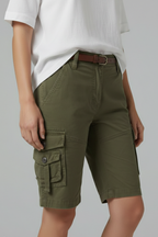 Jenna – Damens Utility Pocket Cargo Shorts