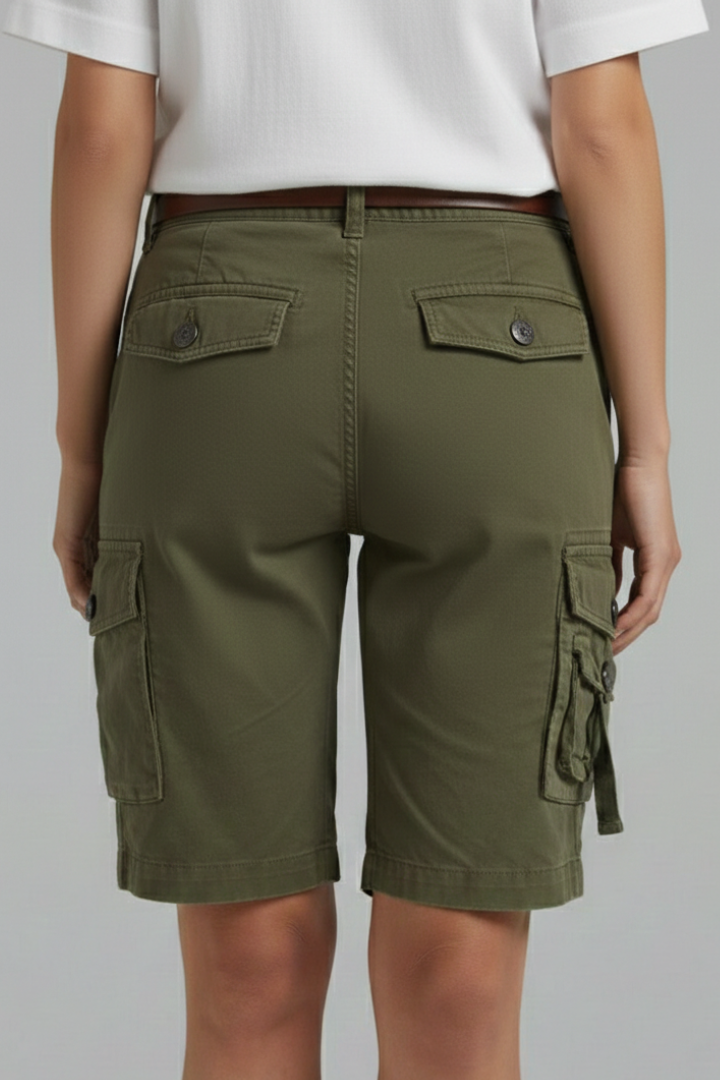 Jenna – Damens Utility Pocket Cargo Shorts
