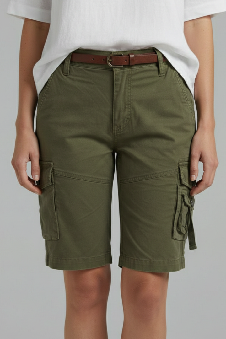 Jenna – Damens Utility Pocket Cargo Shorts