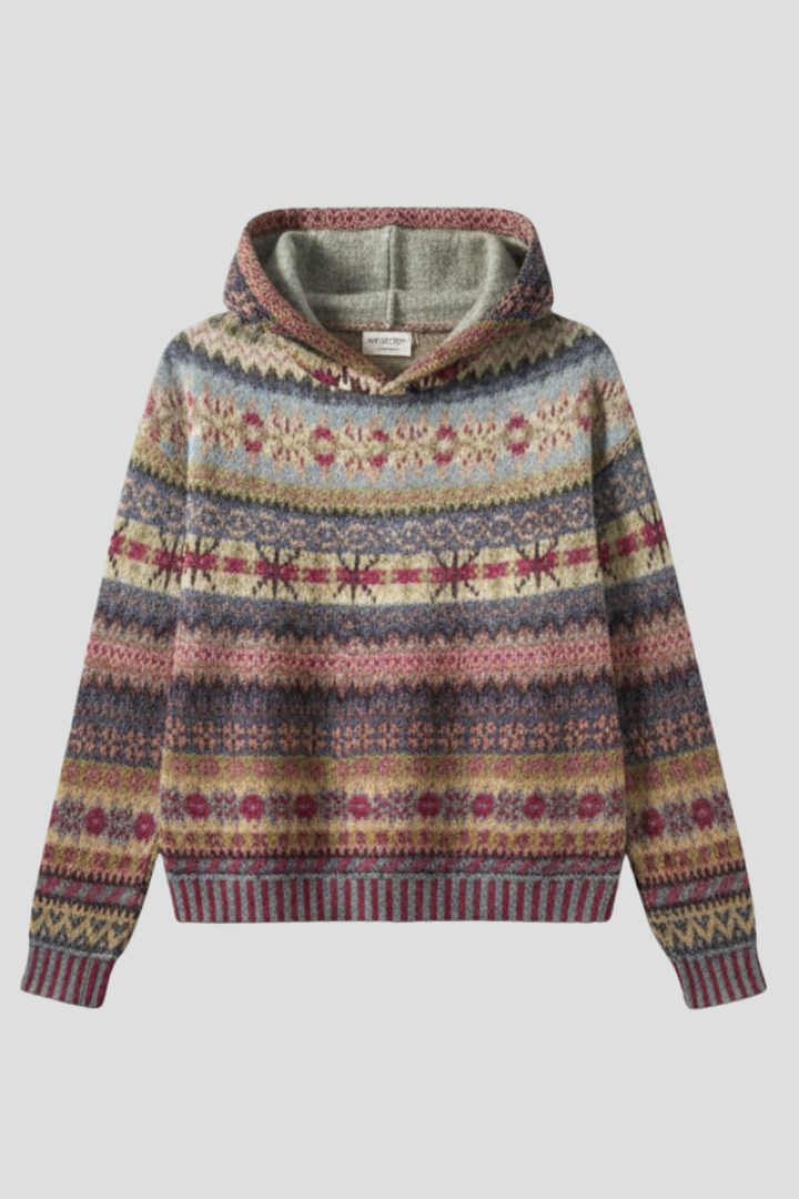 Dakota – Dam Hoodie med Huva och Ribbad Manschett