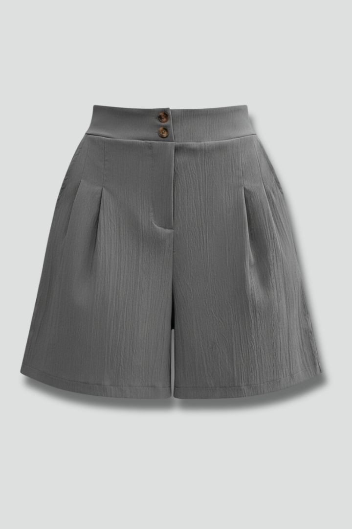 Gabriella – Damens Högmidjade Vida Shorts
