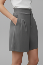 Gabriella – Damens Högmidjade Vida Shorts