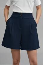 Gabriella – Damens Högmidjade Vida Shorts