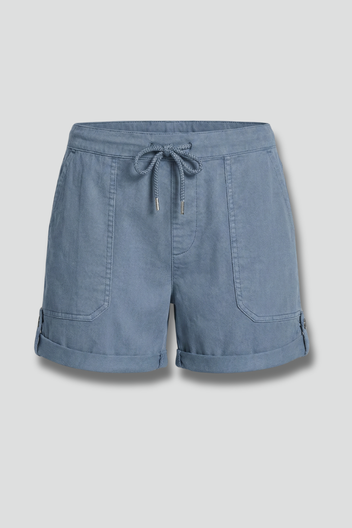 Jasmine – Damens Casual Shorts med Dragsko och Fickor