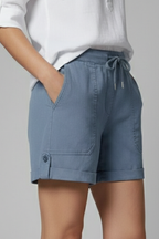 Jasmine – Damens Casual Shorts med Dragsko och Fickor