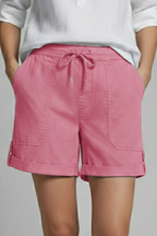 Jasmine – Damens Casual Shorts med Dragsko och Fickor