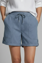 Jasmine – Damens Casual Shorts med Dragsko och Fickor
