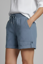 Jasmine – Damens Casual Shorts med Dragsko och Fickor