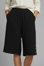 Hailey – Damens Elastiska Midja Vida Ben Knapshorts