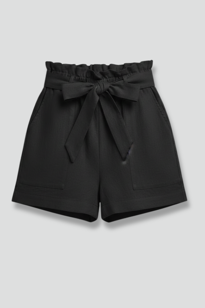Dakota – Damshorts med knytmidja och fickor