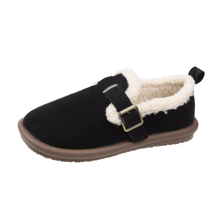 Kvinnors Slip-On Skor med Spänne för Komfort hela Dagen