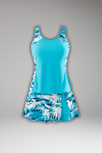 Ava – Dam Racerback Tankini Set med Kjol