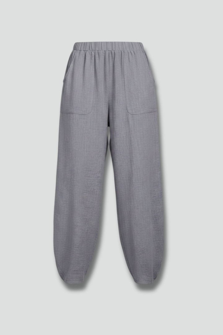 Chloe – Dambyxor med Elastisk Midja och Sidofickor