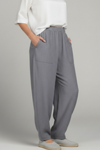 Chloe – Dambyxor med Elastisk Midja och Sidofickor