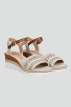 Nicole – Kvinno Elegant Rem Sandaler för Kvällen