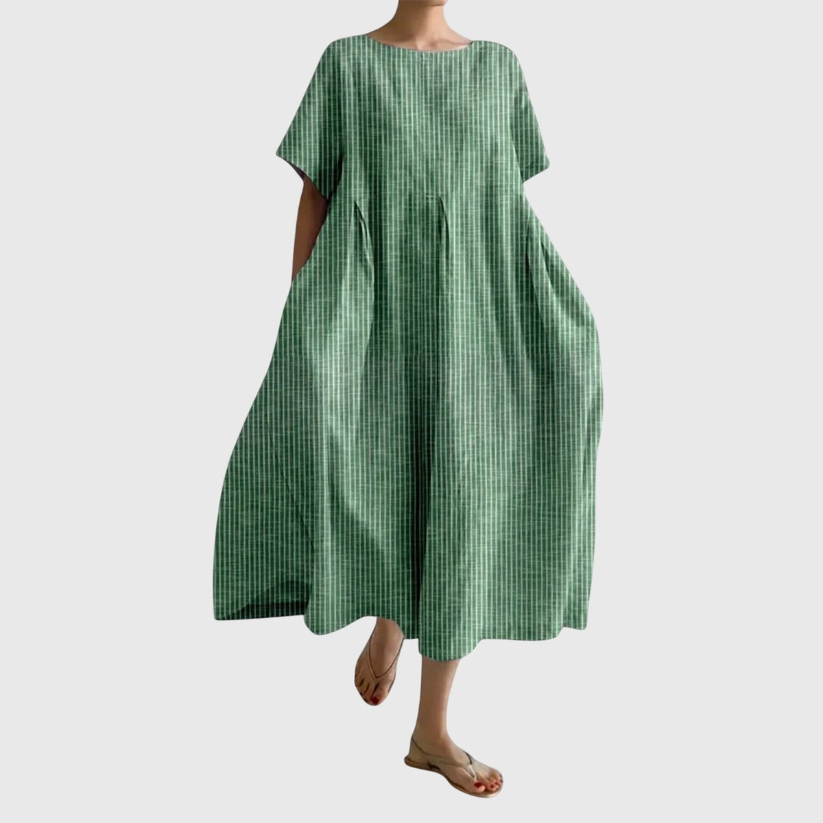 Isabell – Lång Avslappnad Klänning