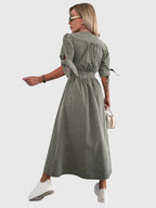 Sophia – Elegant Denim Klänning