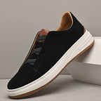 Slip-on-skor i mocka för herr