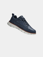 Stödjande sneakers i läder