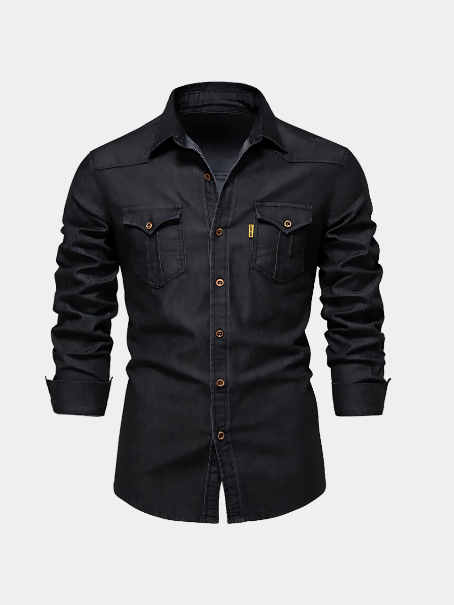 Denimskjorta för herr