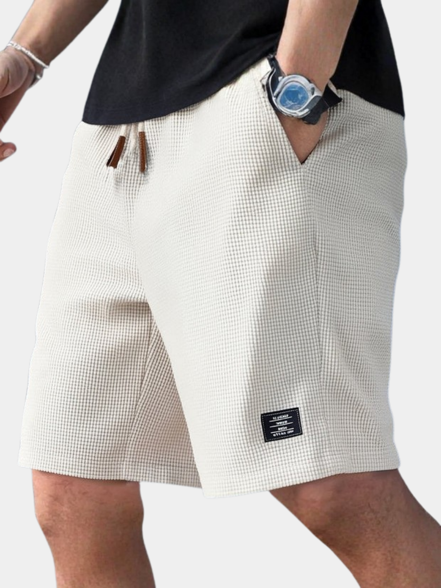 Eleganta stickade herrshorts