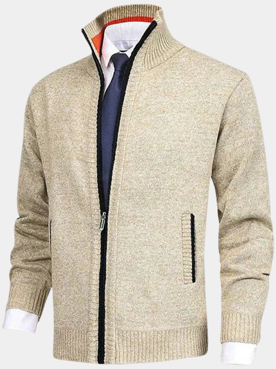 Långärmad cardigan för herr