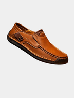 Klassiska loafers i läder för herr