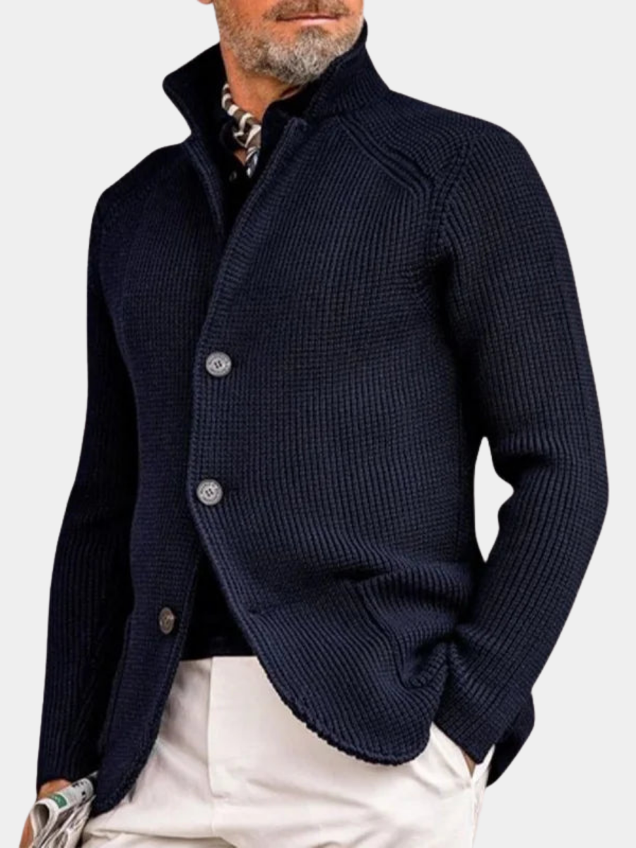 Elegant cardigan för herr